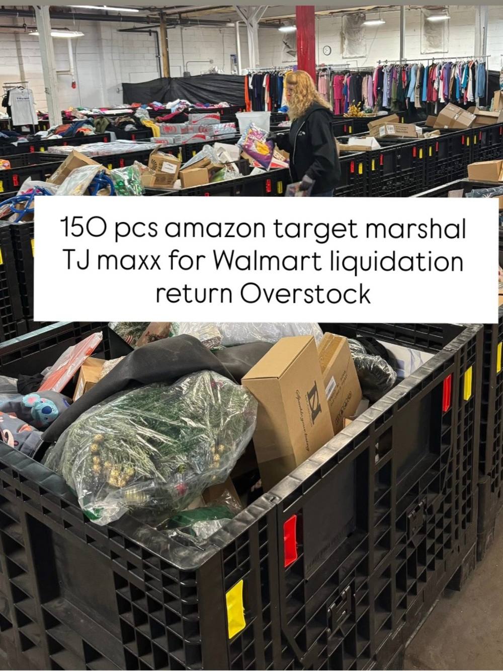 150 pc Amazon Walmart TJ maxx marshal Target return LIQUIDATION MYSTERY